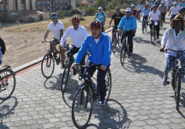 Denizli'de pedallar termal turizm için döndü.